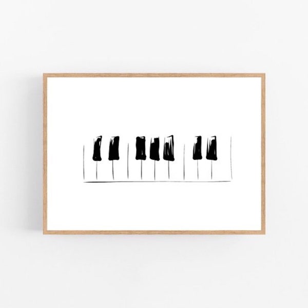 Piano Wall Art Etsy