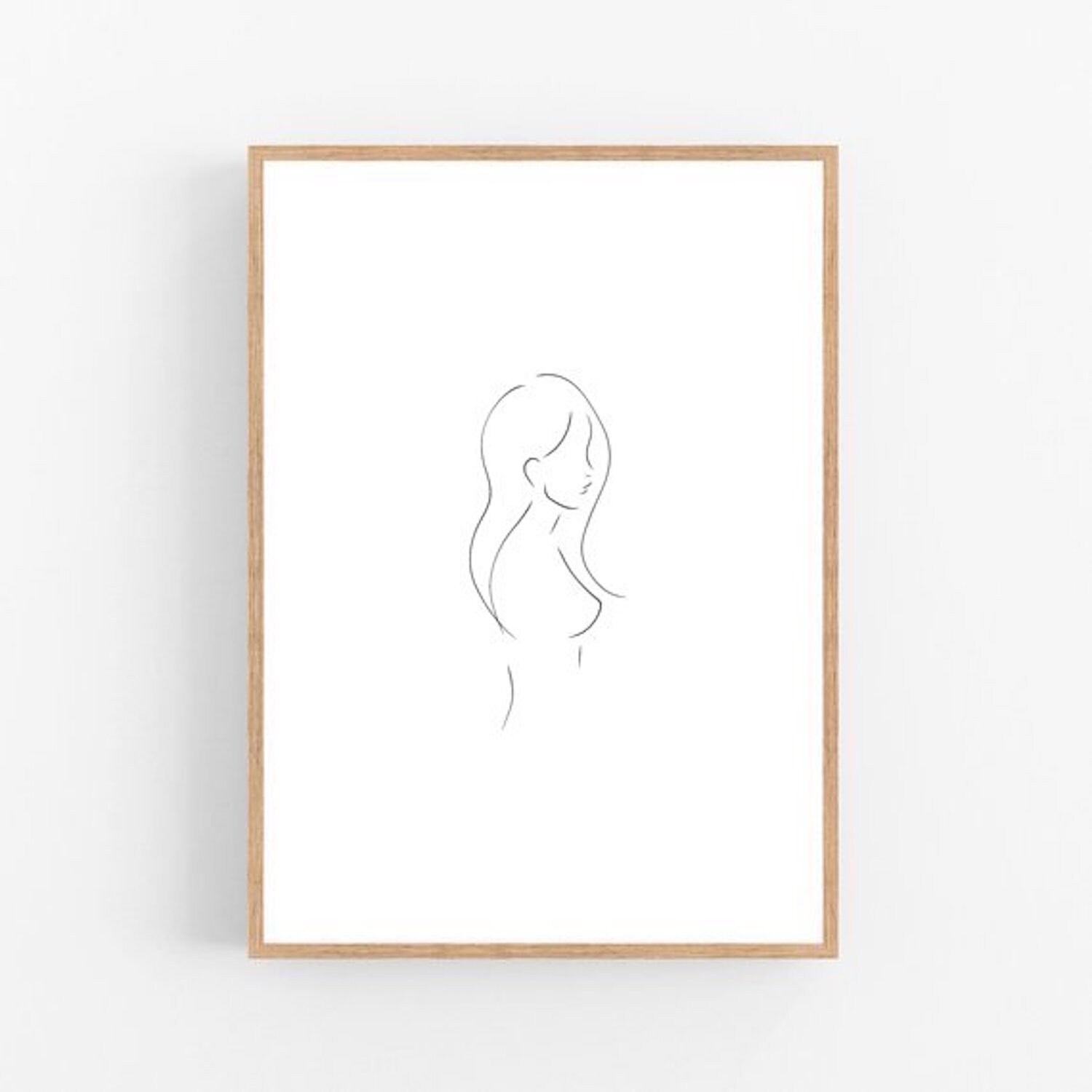 Woman line art, Woman print, Abstract women wall decor, Minimalist art, Modern room decor, Feminist printable wall art, Feminism, Drawing
