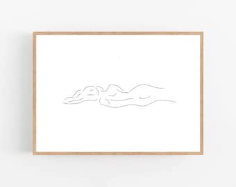Woman line art, Woman print, Abstract women wall decor, Minimalist art, Modern decor, Feminist printable wall art, Feminism, Drawing