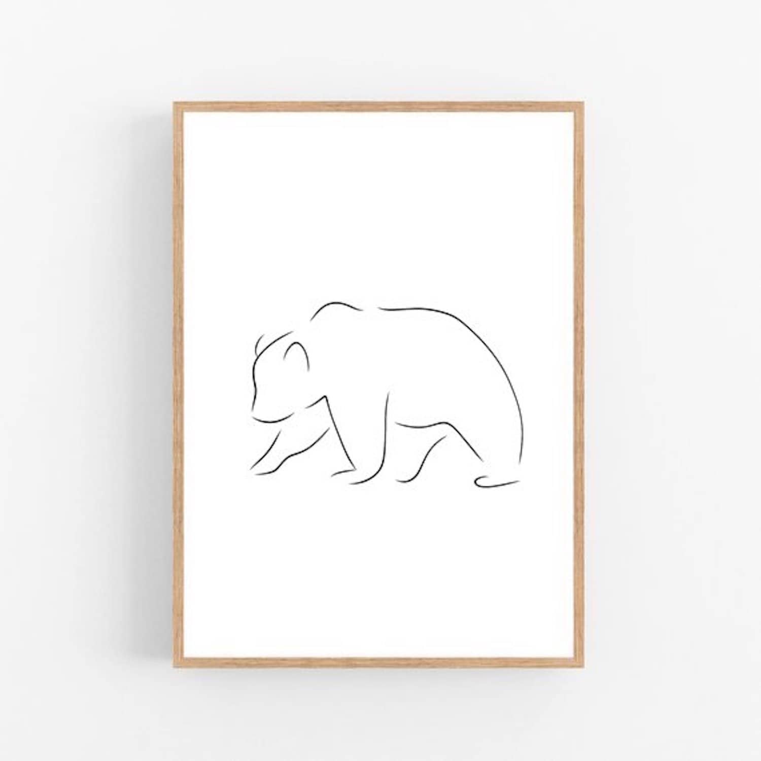 17+ Line Drawing Bear