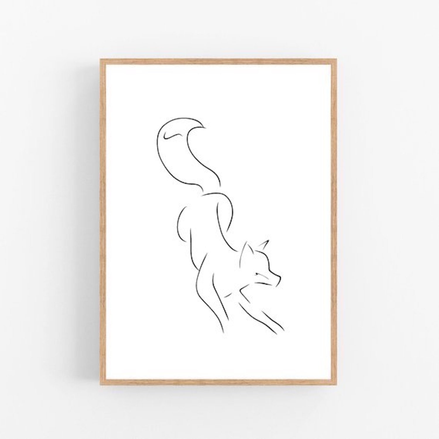 Minimalist Fox Line Drawing | ubicaciondepersonas.cdmx.gob.mx