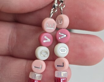 Love Beaded Earrings