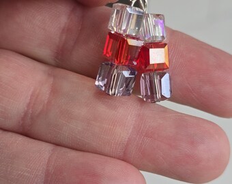 Shimmer Glass bead earrings