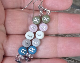 Relaxing Colored Beaded Earrings