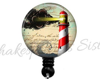 RN Starfish Badge Reel Badge Holder Retractable ID Holder -Sea Star LPN Ocean Life Nautical Teacher Id Office Badge