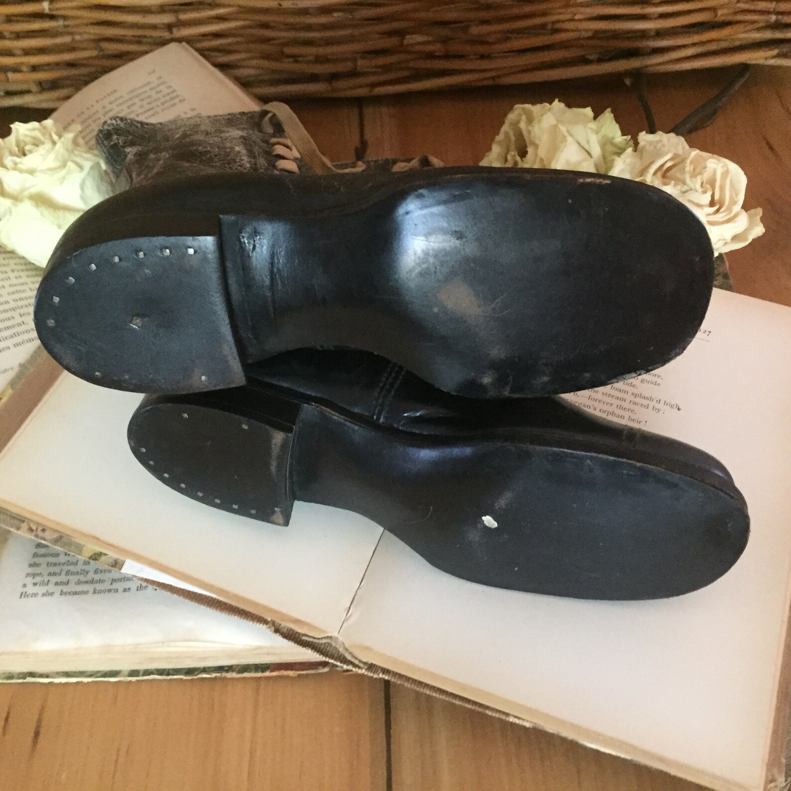 Edwardian Childs Shoes Antique Childs Boots Victorian Child Etsy