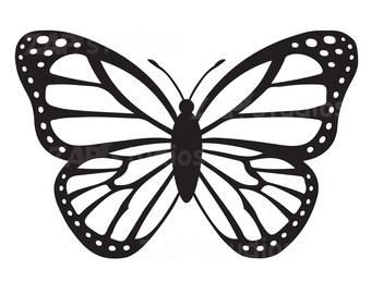 Download Simple Butterfly Svg Etsy