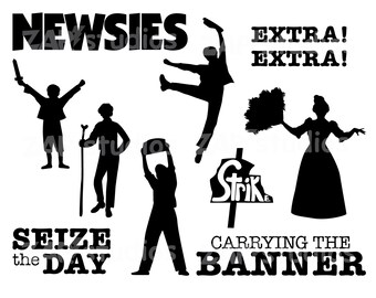 Newsies Art Etsy