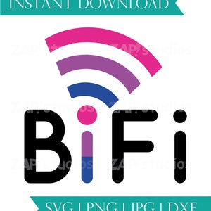 BiFi svg, Bi Pride png, Bisexual Pride download istantaneo, Bi uomini, Bi donne, BiFi Signal, BiFi Symbol svg, Bi Quotes, Pride, LGTBQ