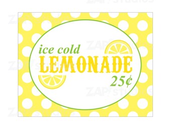 Lemonade 25 Cents Etsy