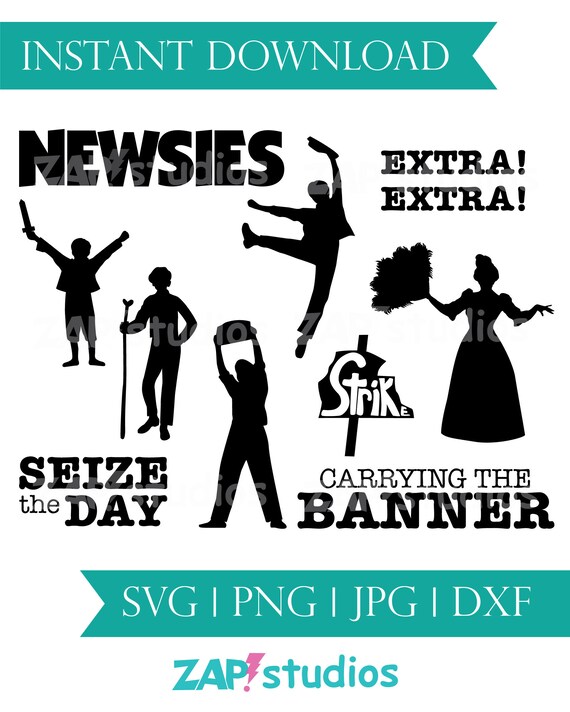 Newsies Svg Newsies Movie Clip Art Newsies Png Newsies Etsy Espana