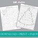 Printable Christmas Activities, Kids Christmas Coloring, Word Search ...