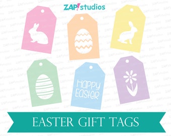 Easter Gift Tag SVG cuttable files, Easter Tags png, Easter Bunny SVG, Easter Favor Tag, SVG Easter Tags, Easter Egg Tag, Happy Easter Tags