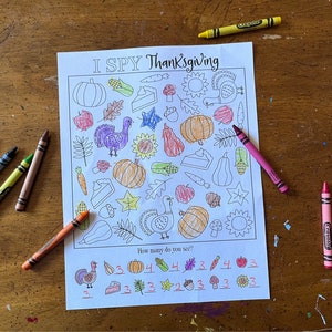 Printable Thanksgiving Seek and Find Game, Thanksgiving I Spy Activity ...