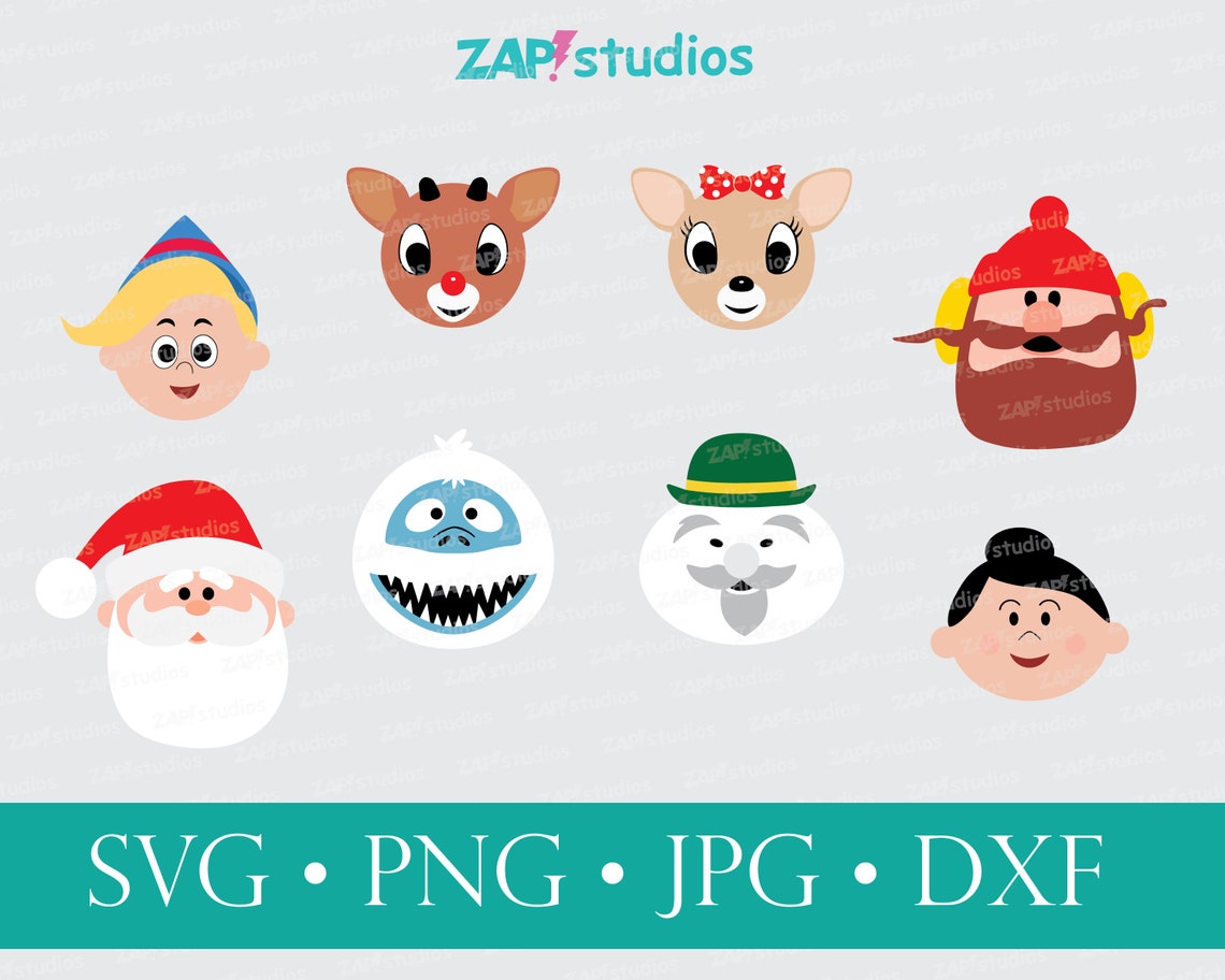 Rudolph SVG Bundle Clarice Bumble Png Yukon Cornelius Sam - Etsy Israel