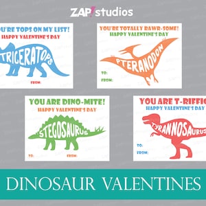 Dia dos Namorados Dinossauro Editável, Dia dos Namorados Dino para Impressão, T-Rex, Triceratops, Estegossauro, Pteronodon, Dia dos Namorados Escolar, Trocadilhos de Dinossauros Infantis
