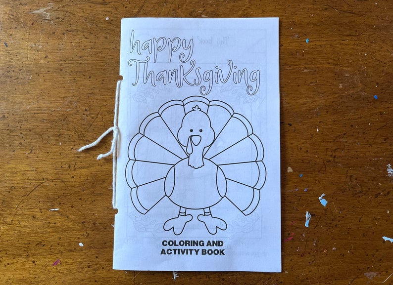 Printable Thanksgiving Activity Booklet, Thanksgiving Activities for kids, I Spy, Thanksgiving Coloring, Maze, Thanksgiving Word Search, image 3