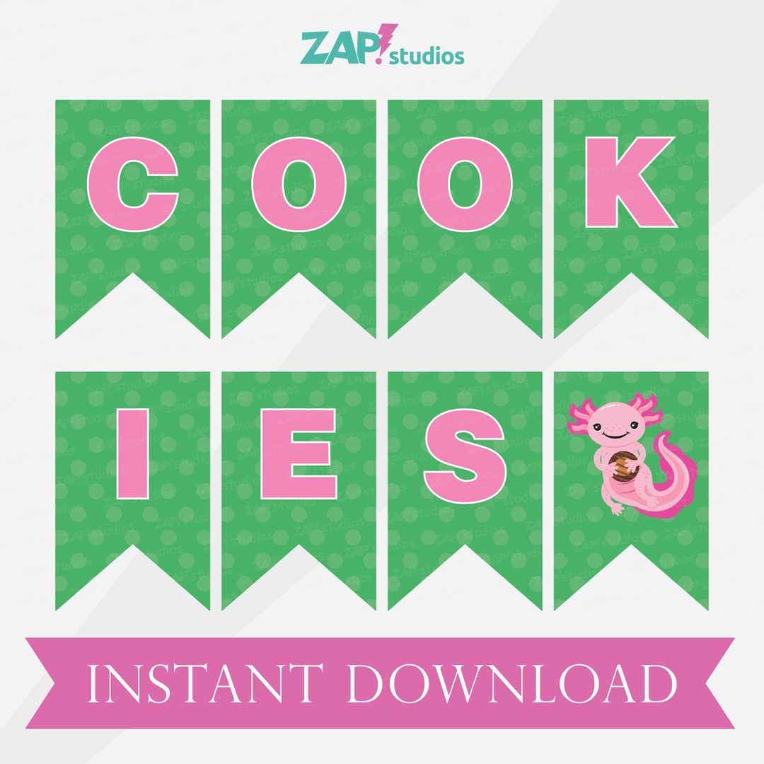 Girl Scout Cookie Booth Banner, Printable Cookie Banner, Instant ...