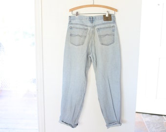 mens baggy tapered jeans