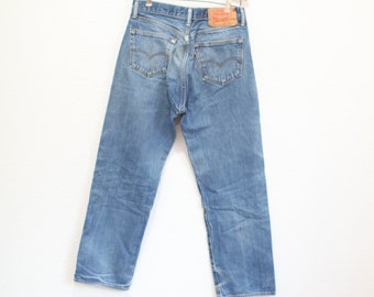 vintage 90s levi's 501 jeans denim 36 x 32  #0622