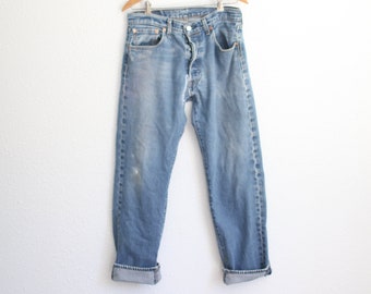 vintage 90s levi's 501 jeans denim 32 x 32  #0793