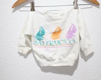vintage san francisco california baby sweatshirt #0524