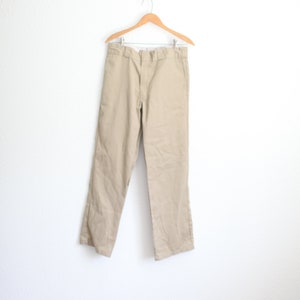Vintage 90s Dickies 874 OG Originals Tan Industrial Pants 32 X 32