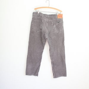 vintage 90s levis 514 brown corduroy  pants 38 x 30  #0108