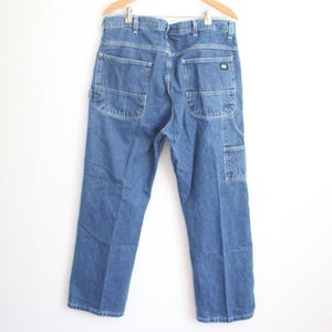 パンツ KEY Denim Painter Work Pants 90s Vintage Key Carpenter Jeans Medium Wash Denim Baggy Fit Work
