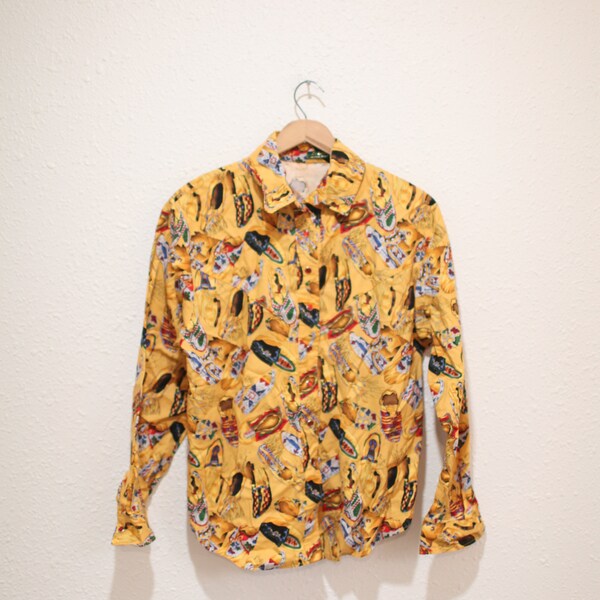EMBROIDERED SNAP BUTTON SHIRT