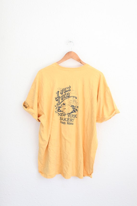 vintage durango colorado yellow oversized  t shirt
