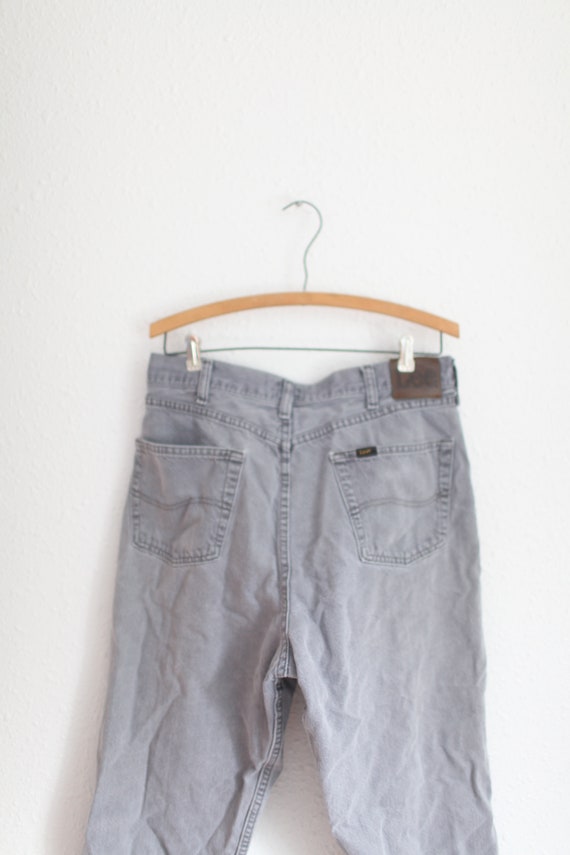 vintage 90's LEE gray  jeans  denim 38 x 30 #0300 - image 5
