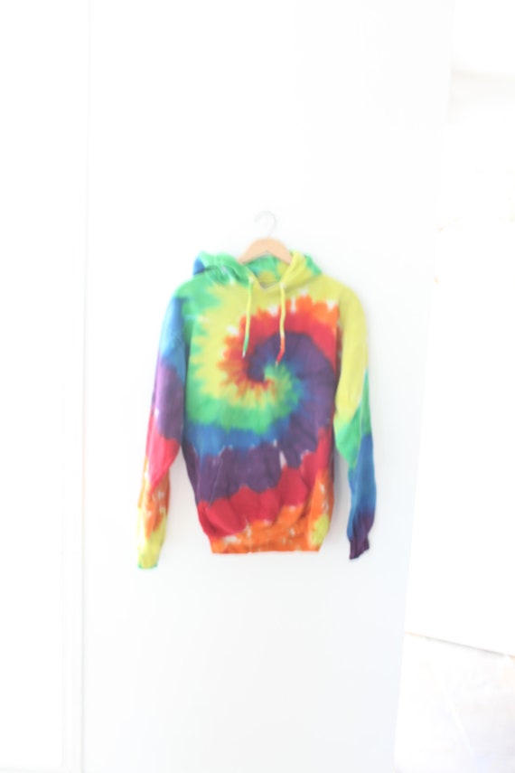vintage tie dye hoodie sweatshirt #0586
