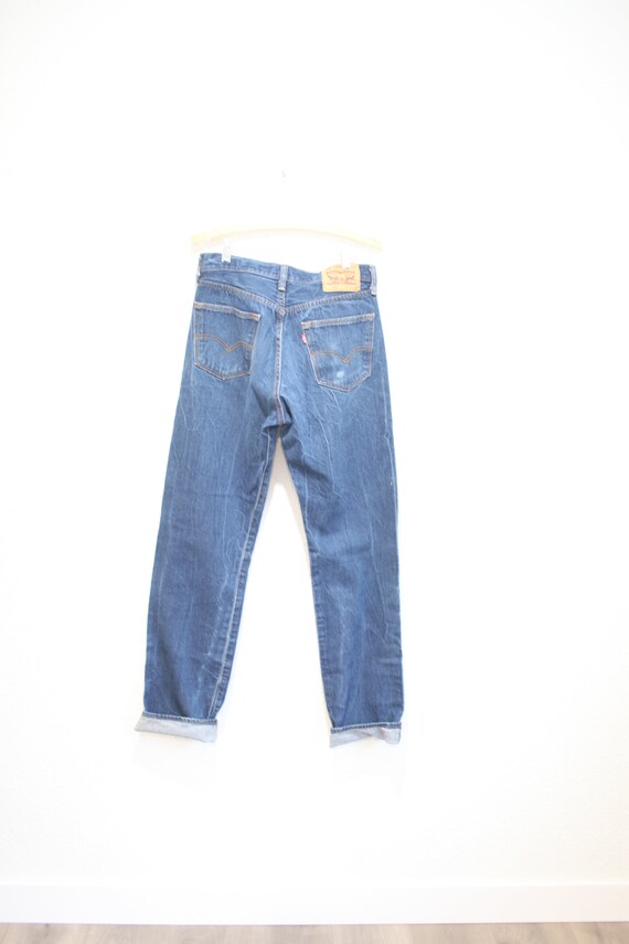 vintage 1990s levis 501  jeans denim 32 x 38 #0745 - image 2