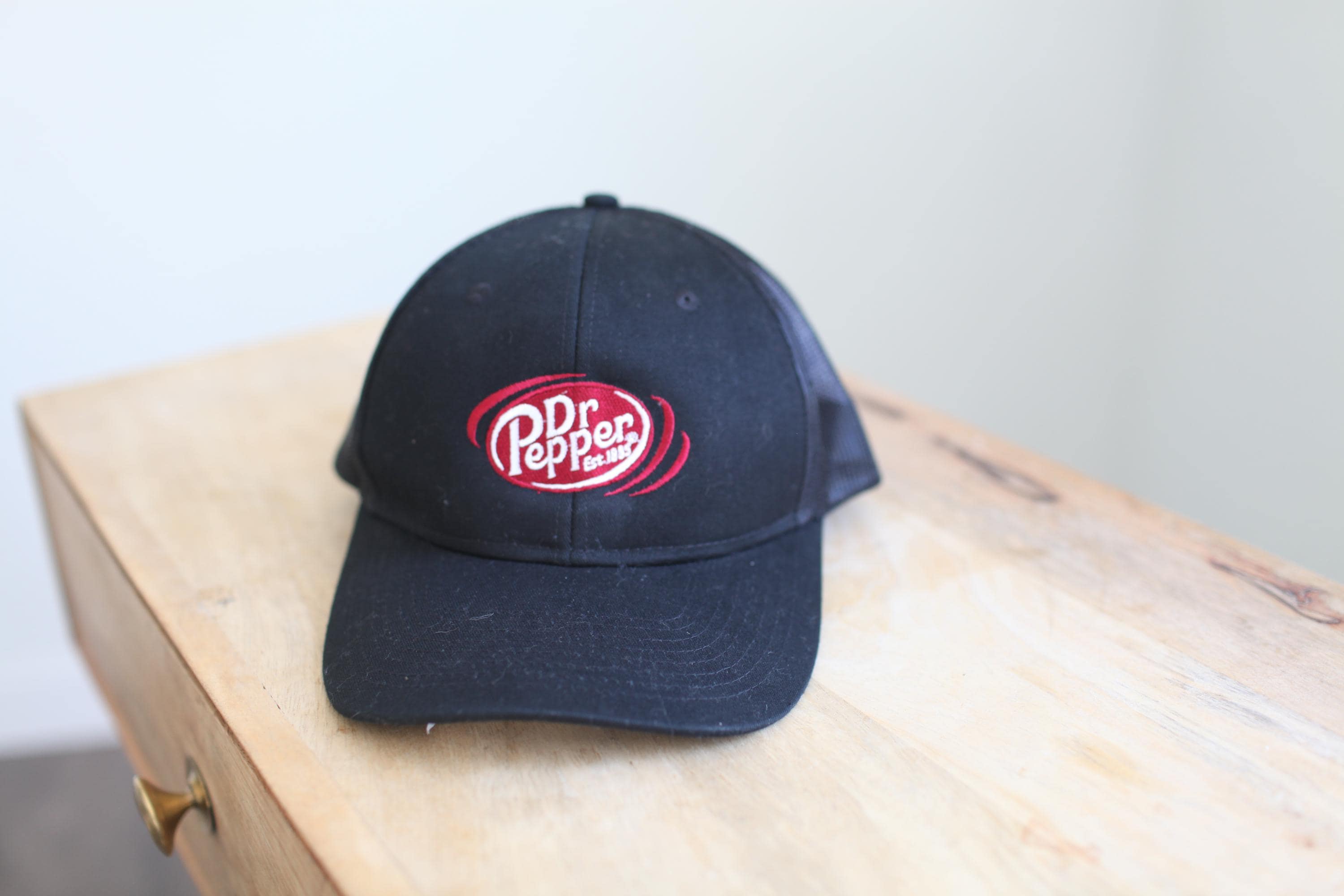 Dr Pepper trucker distressed adjustable baseball hat Dr Pepper I main image 2