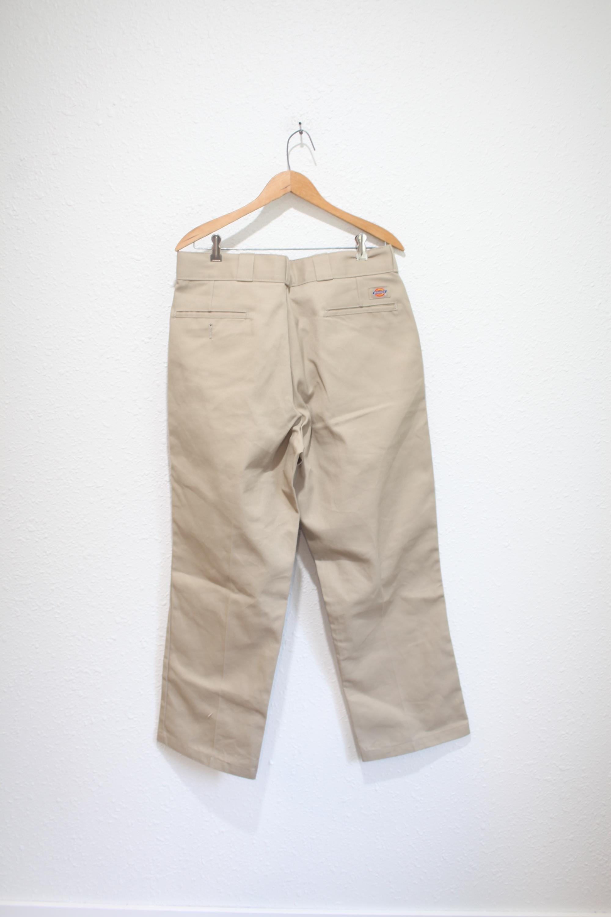 Vintage 90s Dickies 874 OG Originals Tan Industrial Pants 36 X29