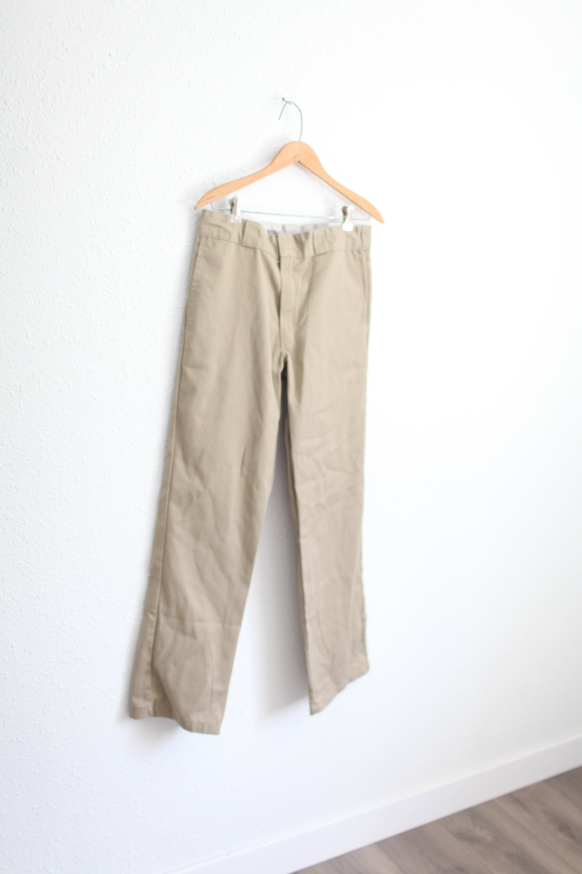 Vintage 80s Mens 42x32 Dickies 874 Brown Work Pants USA Made
