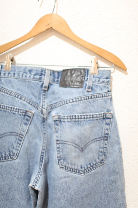 vintage 90s  levi's silver tab baggy denim jeans … - image 6