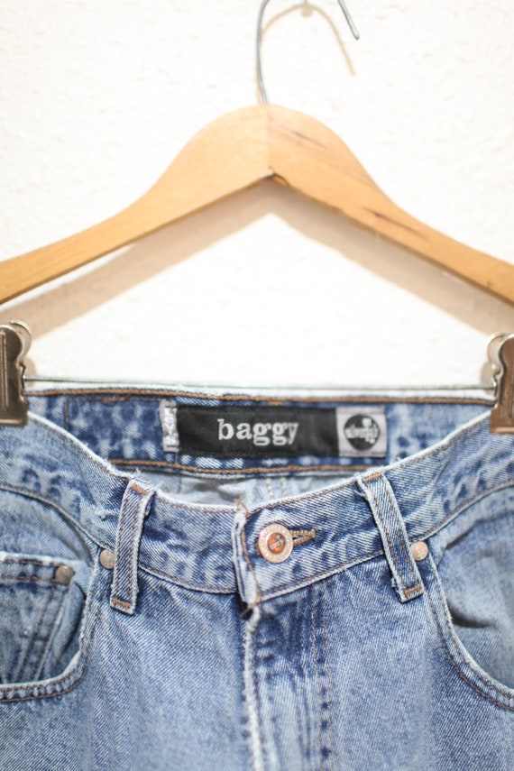 vintage 90s  levi's silver tab baggy denim jeans … - image 3