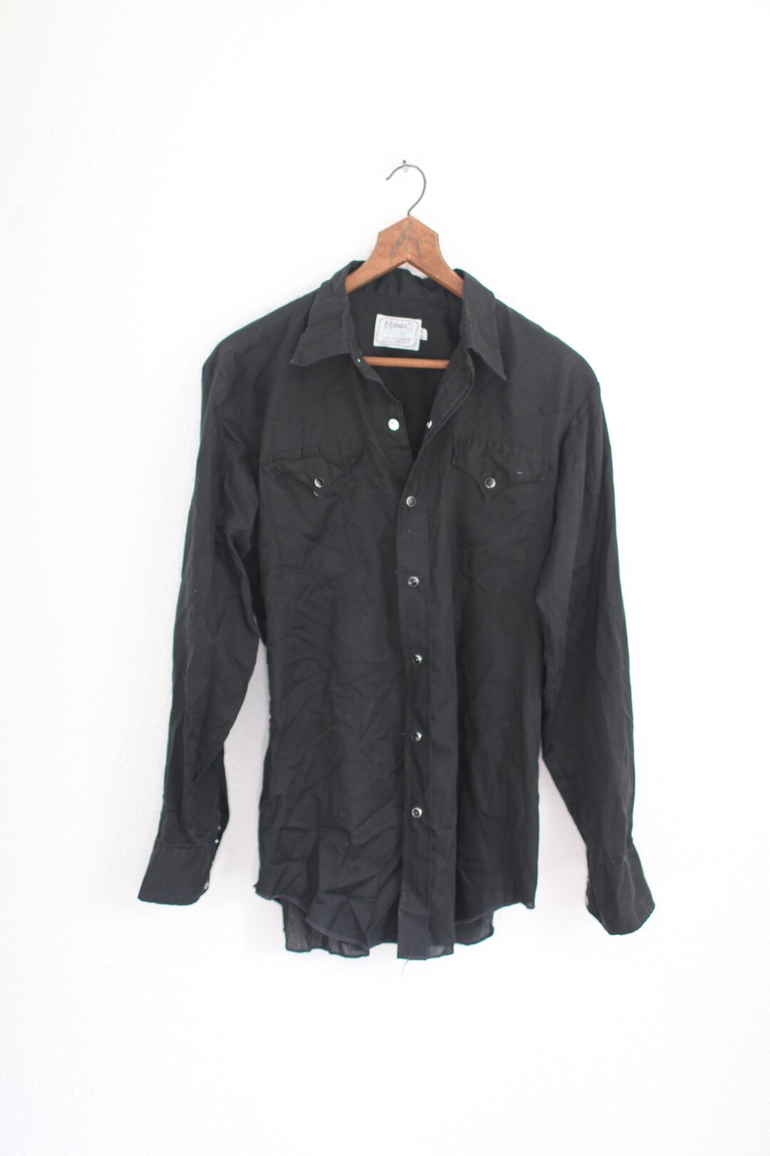 70’s Pearl Snap Western Unisex Shirt by H Bar C