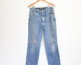 vintage 90s wrangler blue  jeans denim 32 x 30 #0108