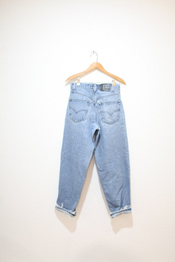 vintage 90s  levi's silver tab baggy denim jeans … - image 4