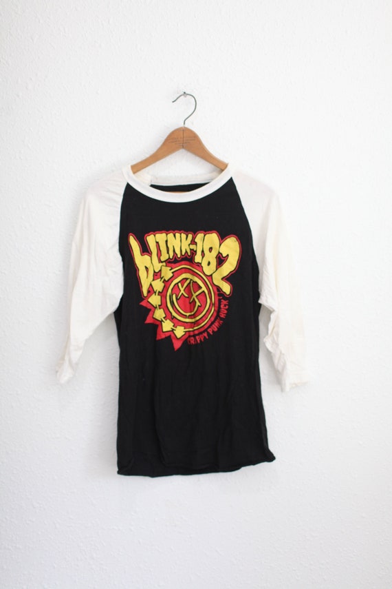 vintage blink 182 black concert tour t shirt #0720