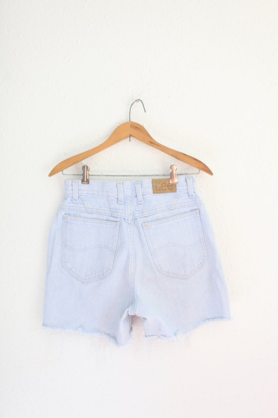vintage 90s LEE  cut off denim jean shorts  28 #0… - image 1