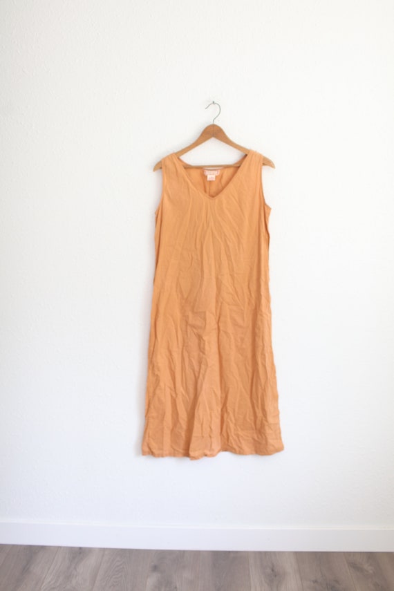 vintage 90's  april cornell oversized tan peasant 