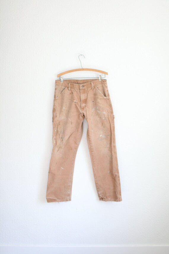 Rustler Denim Painter Pants for Men, W33 equivalent cotton blue type Vintage Second Hand main image 1