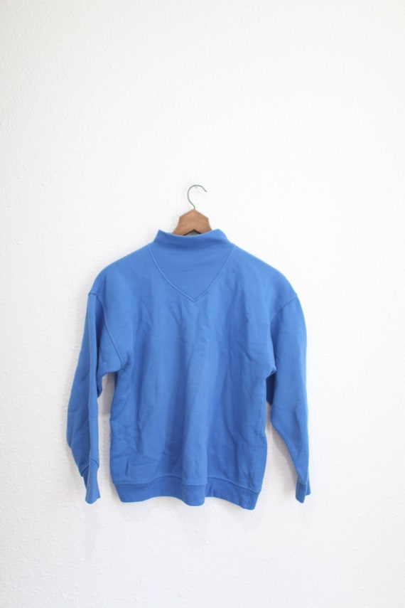 vintag 90s royal blue  oversized sweatshirt #0454