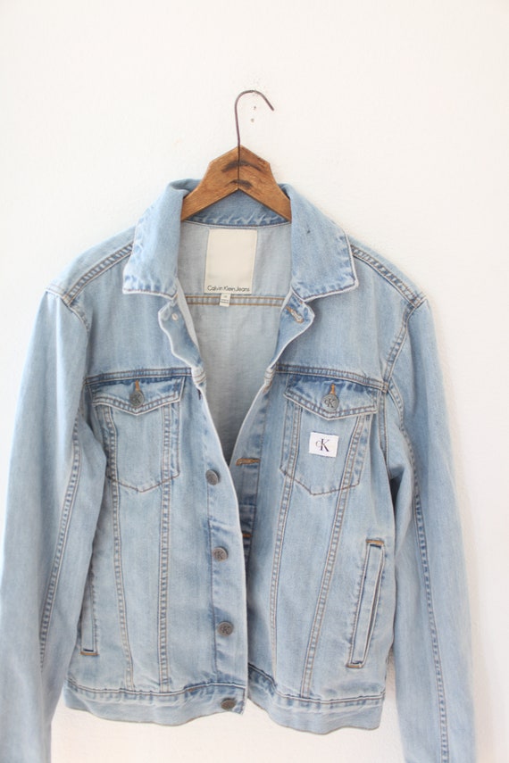 calvin klein vintage jean jacket