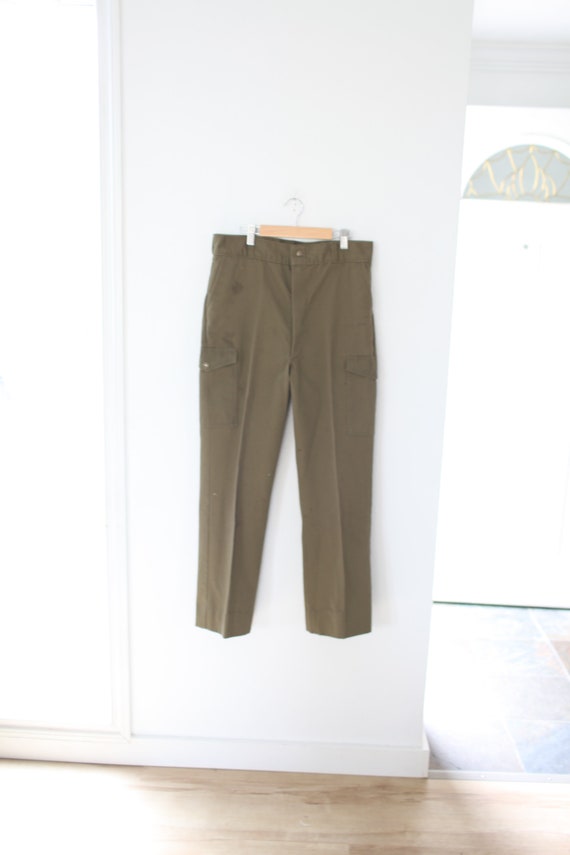 Vintage Boy Scouts Green Trouser Cargo 