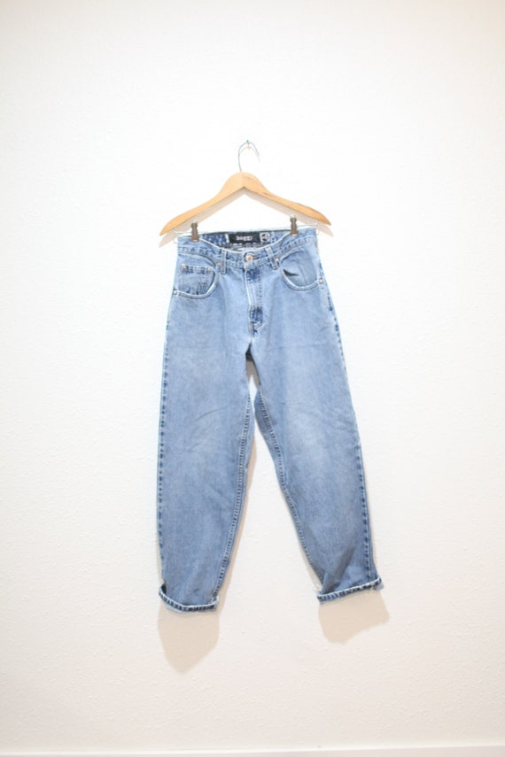 vintage 90s  levi's silver tab baggy denim jeans … - image 1